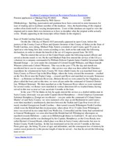 Southern Campaign American Revolution Pension Statements Pension application of Michael Fulp W10043 Phebe fn34NC Transcribed by Will Graves[removed]