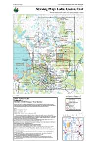 2007 Remote Recreational Cabin Sites Offering #7  Southcentral Region Staking Map: Lake Louise East Remote Recreational Cabin Sites Staking Area # [removed]