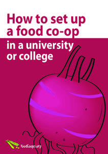 How to set up a food co-op in a university or college  FoodCoops.org