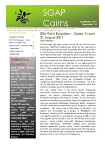 SGAP Cairns September 2011 Newsletter 114