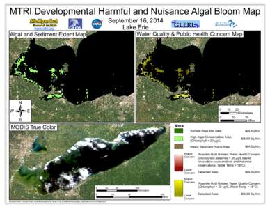 MTRI Developmental Harmful and Nuisance Algal Bloom Map September 16, 2014 Lake Erie www.mtri.org