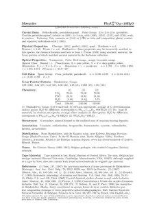 Carbonate minerals / Microscopes / Radioactive waste / Studtite / Wyartite / Shinkolobwe / Masuyite / Uraninite / Katanga Province / Chemistry / Oxide minerals / Matter