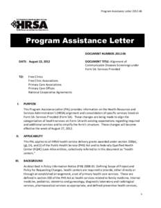 Federally Qualified Health Center / United States Public Health Service / Public health / Health care / Bureau of Primary Health Care / Office of Rural Health Policy / Health / Primary care / Health Resources and Services Administration