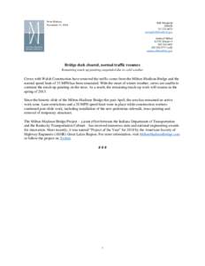 News Release November 13, 2014 Will Wingfield INDOT[removed]