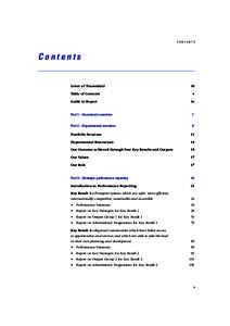 CONTENTS  Contents Letter of Transmittal Table of Contents