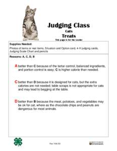 Microsoft Word - Cats -Treats.doc