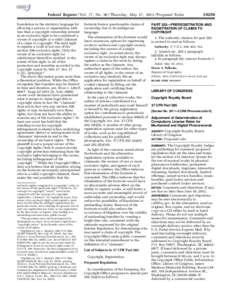 Federal Register / Vol. 77, No[removed]Thursday, May 17, [removed]Proposed Rules  srobinson on DSK4SPTVN1PROD with PROPOSALS foundation in the statutory language for allowing a person or organization with