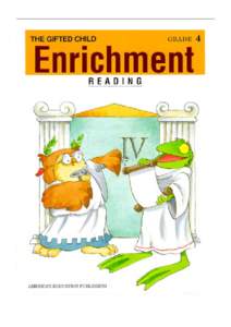 Enrichment Reading: Grade 4 (Gifted Child) American Education Publishing ENRICHMENT studying - 