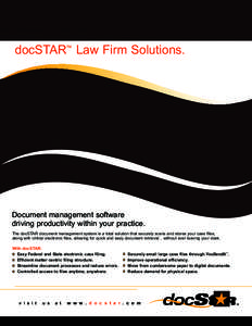 docSTAR for law offices:Layout 1.qxd