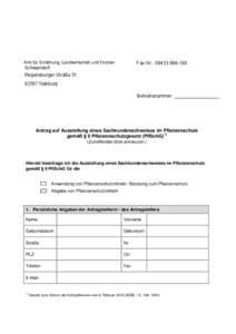 Fax-Nr.: [removed]Amt für Ernährung, Landwirtschaft und Forsten Schwandorf Regensburger Straße 51