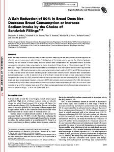 Supplemental Material can be found at: http://jn.nutrition.org/content/suppljnDC1.html The Journal of Nutrition Ingestive Behavior and Neurosciences