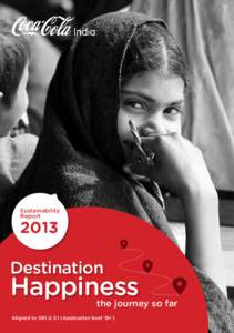 Coca-Cola India Sustainability ReportSustainability Report  2013