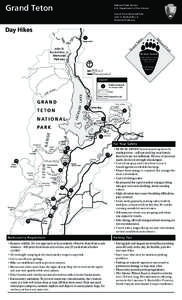 Cascade Canyon / Lake Solitude / Paintbrush Canyon / Garnet Canyon / Bradley Lake / Phelps Lake / Marion Lake / Grand Teton National Park / Leigh Lake / Teton County /  Wyoming / Wyoming / Jenny Lake