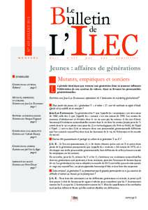 Bulletin N° 429 JUILLET 2012