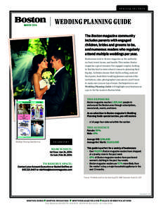 SPECIAL SECTION  WEDDING PLANNING GUIDE MARCH 2014