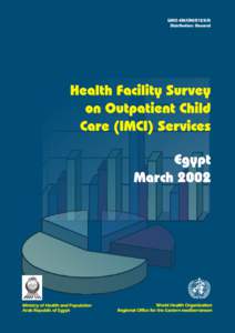 Ministry of Health and Population Arab Republic of Egypt World Health Organization Regional Office for the Eastern mediterranean