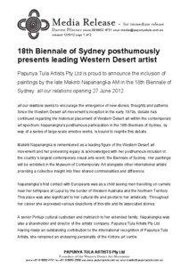 Pintupi / Australian art / Year of birth uncertain / Papunya Tula / Makinti Napanangka / Papunya /  Northern Territory / National Aboriginal & Torres Strait Islander Art Award / Contemporary Indigenous Australian art / Wintjiya Napaltjarri / Arts in Australia / Indigenous peoples of Australia / Australian Aboriginal art