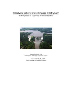 Coralville Lake Climate Change Pilot Study