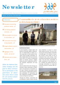 Integrity Watch Afghanistan Newsletter for November.pub