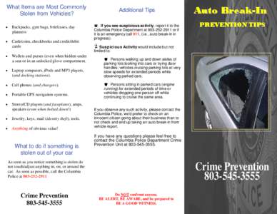 Crimes / Anti-theft system / Fence / Trunk / Key / Parking / Car theft / Crime / Security / Crime prevention
