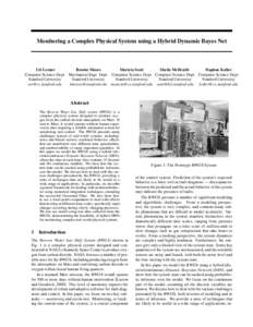 Monitoring a Complex Physical System using a Hybrid Dynamic Bayes Net  Uri Lerner Brooks Moses Maricia Scott Sheila McIlraith