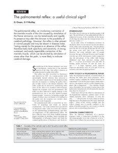 Zoology / Primitive reflexes / Thenar eminence / Glabellar reflex / Reflexes / Palmomental reflex / Biology