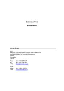 Household /  Income and Labour Dynamics in Australia Survey / University of Erlangen-Nuremberg / Statistics / Economics / The Melbourne Institute of Applied Economic and Social Research