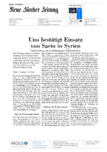 Datum: [removed]Neue Zürcher Zeitung 8021 Zürich[removed]www.nzz.ch