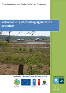 Coastal Adaptation and Resilience Planning Component  Vulnerability of existing agricultural practices  July