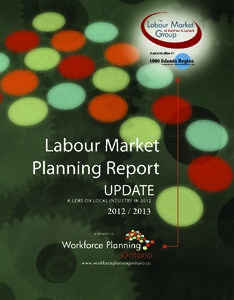 Labour Market Planning Report Update: [removed]Table of Contents Executive Summary.……………………………………….….  1