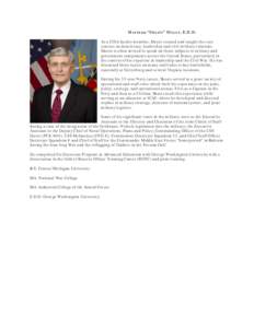 Herman “Skeets” Meyer, E.D.D. As a CISA faculty member, Meyer created and taught the core courses on democracy, leadership and civil-military relations. Skeets is often invited to speak on those subjects to military 