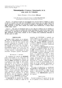 Caribbean Journal of Science, Vol. 26, No. 3-4, [removed], 1990 Copyright 1990 College of Arts and Sciences University of Puerto Rico, Mayaguez