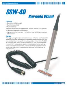 [removed]SSW-40 Barcode Wand SSW-40