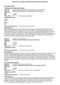 Australian and New Zealand Standard Research Classification / Research