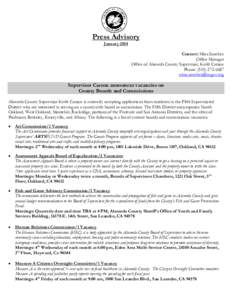 Keith Carson / Alameda /  California / Board of Supervisors / San Leandro /  California / Oakland /  California / Alameda / Alameda County Arts Commission / Alameda County Medical Center / Geography of California / Alameda County /  California / Alameda County Board of Supervisors