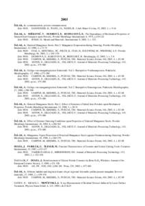 Ceramic engineering / Metalworking / Deformation / Ceramic materials / Powder metallurgy / Acta Materialia / Journal of the American Ceramic Society / Creep / Sintering / Materials science / Physics / Mechanics