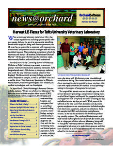 news@orchard 2011 Fall Newsletter