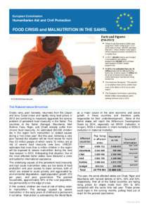 European Commission  Humanitarian Aid and Civil Protection FOOD CRISIS and MALNUTRITION IN THE SAHEL Facts and Figures