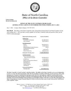 Administrative law / Comprehensive annual financial report / Government Accountability Office / Political economy / Economic policy / Raleigh /  North Carolina / Linda Combs / Accountancy / Public finance / Economy of the United States