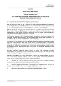 MEPCAnnex 3, page 1 ANNEX 3 RESOLUTION MEPCAdopted on 2 MarchGUIDELINES ON DESIGN AND CONSTRUCTION TO FACILITATE