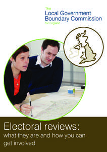 Electoral reviews:  what they are and how you can get involved  Translations and other formats