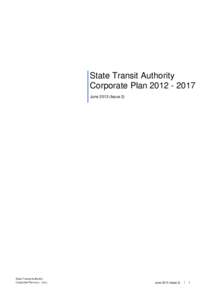 State Transit Authority Corporate Plan[removed]June[removed]Issue 2) State Transit Authority Corporate Plan[removed]