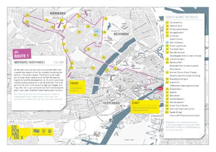 sights along the route 31 Torvehallerne 25 Matrikel No 8 26 Multipurpose Space 11 Korsgadehallen 78 Universet