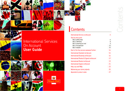 Contents  Contents International Services on Account 	  3