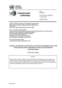 Climate change / Climate change policy / Kyoto Protocol / Land use /  land-use change and forestry / Clean Development Mechanism / Emissions trading / Joint Implementation / Kyoto Protocol and government action / Removal Units / Environment / United Nations Framework Convention on Climate Change / Carbon finance