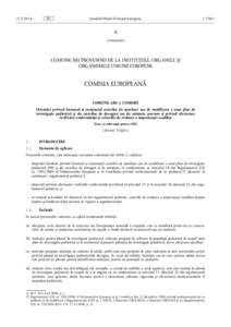 Comunicare a Comisiei – Orientări privind formatul și conținutul cererilor de aprobare sau de modificare a unui plan de investigație pediatrică și ale cererilor de derogare sau de amânare, precum și privind efe
