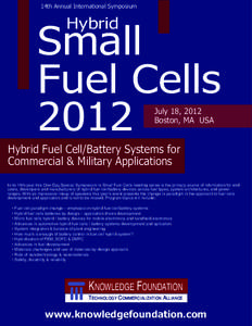 Small Fuel Cells 2012 14th Annual International Symposium  Hybrid