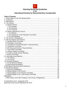 American Society for Neurochemistry / Syed Ziaur Rahman / Neuroscience / International Society for Neurochemistry / European Society for Neurochemistry