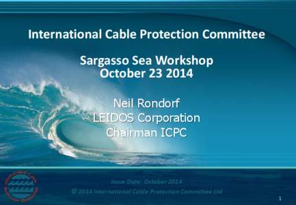 International Cable Protection Committee  Sargasso Sea Workshop OctoberNeil Rondorf LEIDOS Corporation