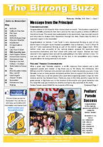 PROMOTING LIFE LONG LEARNING Wednesday 14th May 2014, Term 2 — Issue 7